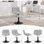 Nikeea Swivel Upholstered Adjustable Height Counter Stool-99184035