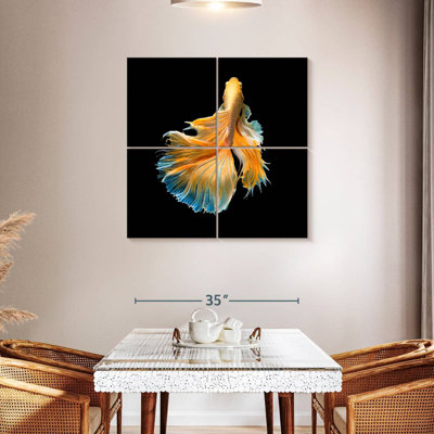 Brampt Yellow Fighter Fish Grandiose