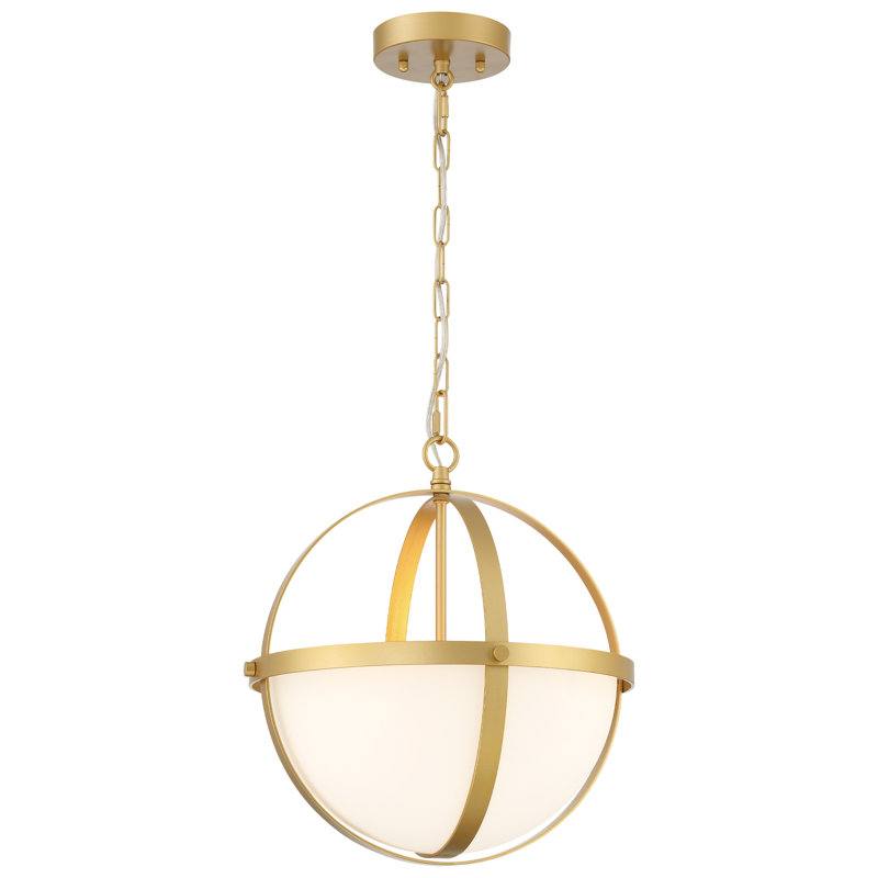 Lustre en globe Tyringham, H 15 po x l 14 po x P 14 po, 4