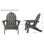 Chaise Adirondack pliante Balboa en PEHD, simple-693012569