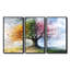 Arbre rose avec quatre saisons - ensemble d'art mural arbre de vie-107213454-107213462