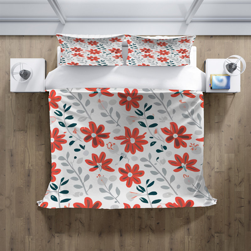 Literie , Housse de couette simple + 1 taie décorative pour