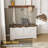 39.4" Wooden Storage Trunk With 2 Safety Hinges
