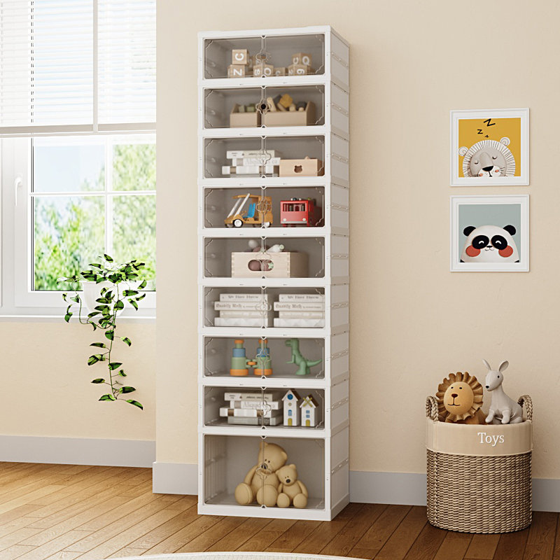 18 Pair Stackable Shoe Storage Cabinet