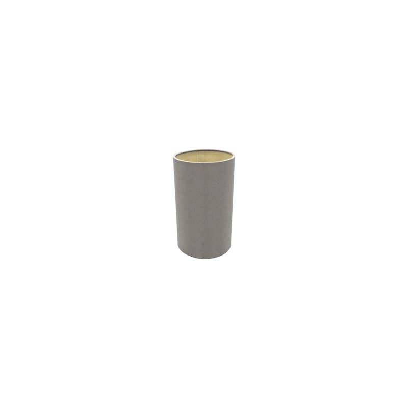 20cm H Faux Silk Drum Lamp Shade, Taupe