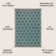 Hague Moroccan Trellis Textured Weave Teal/Gray Indoor/Outdoor Rug