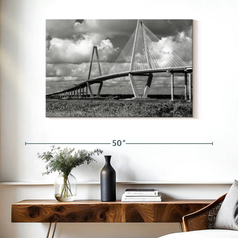 Lilie BW Cooper River Bridge, 26" H x 39" W