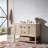 48" Freestanding Solid Wood White-Washed Single Bathroom Vanity with Carrara White Marble Top