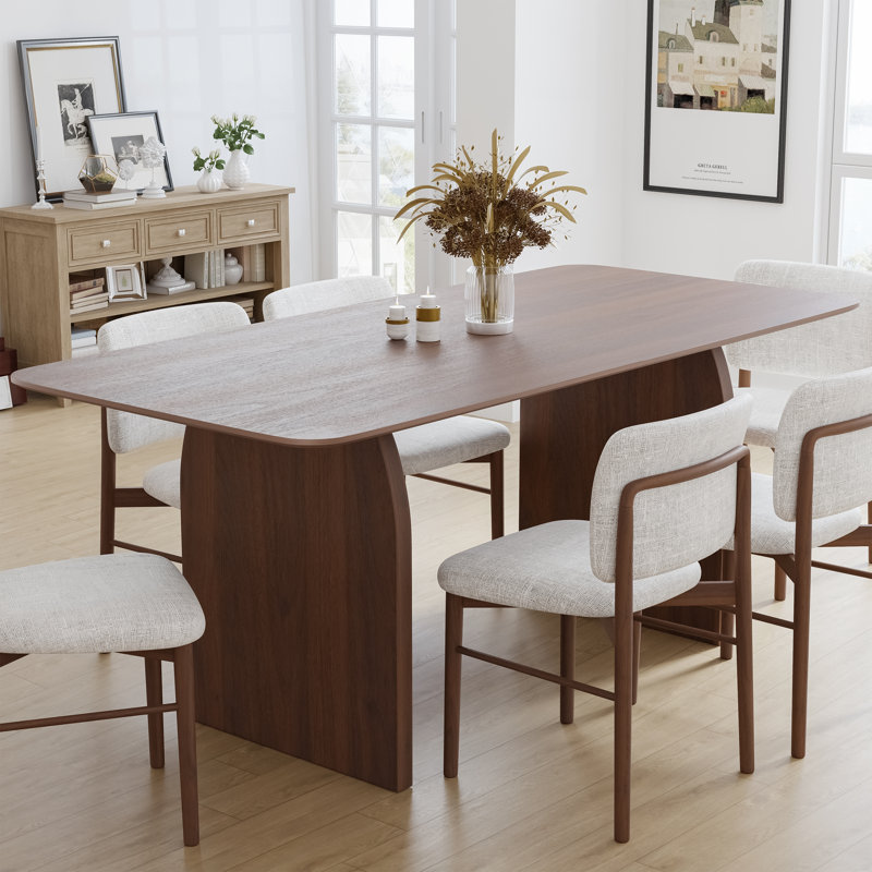 Table de salle à manger 67 po / 79 po, Noyer, H 30 po x L 67 po x l 33,5 po