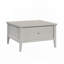 Table basse, finition GRIS CLAIR
