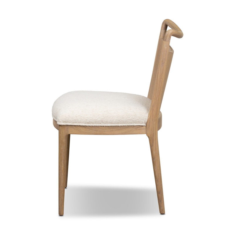 Jessen Dining Chair-Gibson Black, Polyester Blend; Linen, Charter Oatmeal
