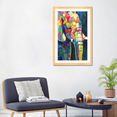 «Vibrant Elephant» par Nan - impression