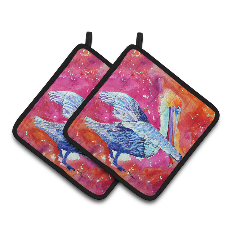 Caroline's Treasures Pelican Polyester Potholder