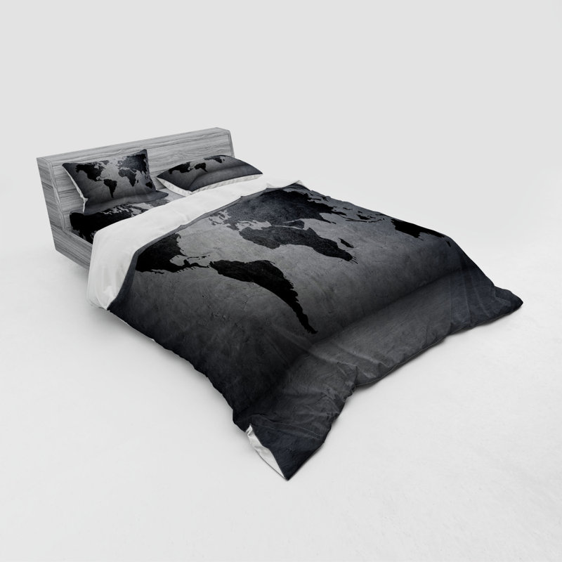 Eclectic Polyester Duvet Cover, Queen Duvet Cover + 3 Additional Pieces