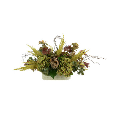 Fall Arrangment With Hydrangeas, Pampas And Proteas