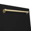 Zline Autograph Edition 24" Monument Series Dishwasher In Black Matte-304361919
