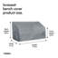 Outdoor Patio Bench Cover-34157559