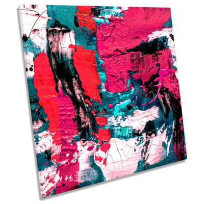 Modern Paint Grunge - Wrapped Canvas Painting