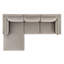 Canapé modulaire en tissu avec méridienne Roscoe-117983192-117983191