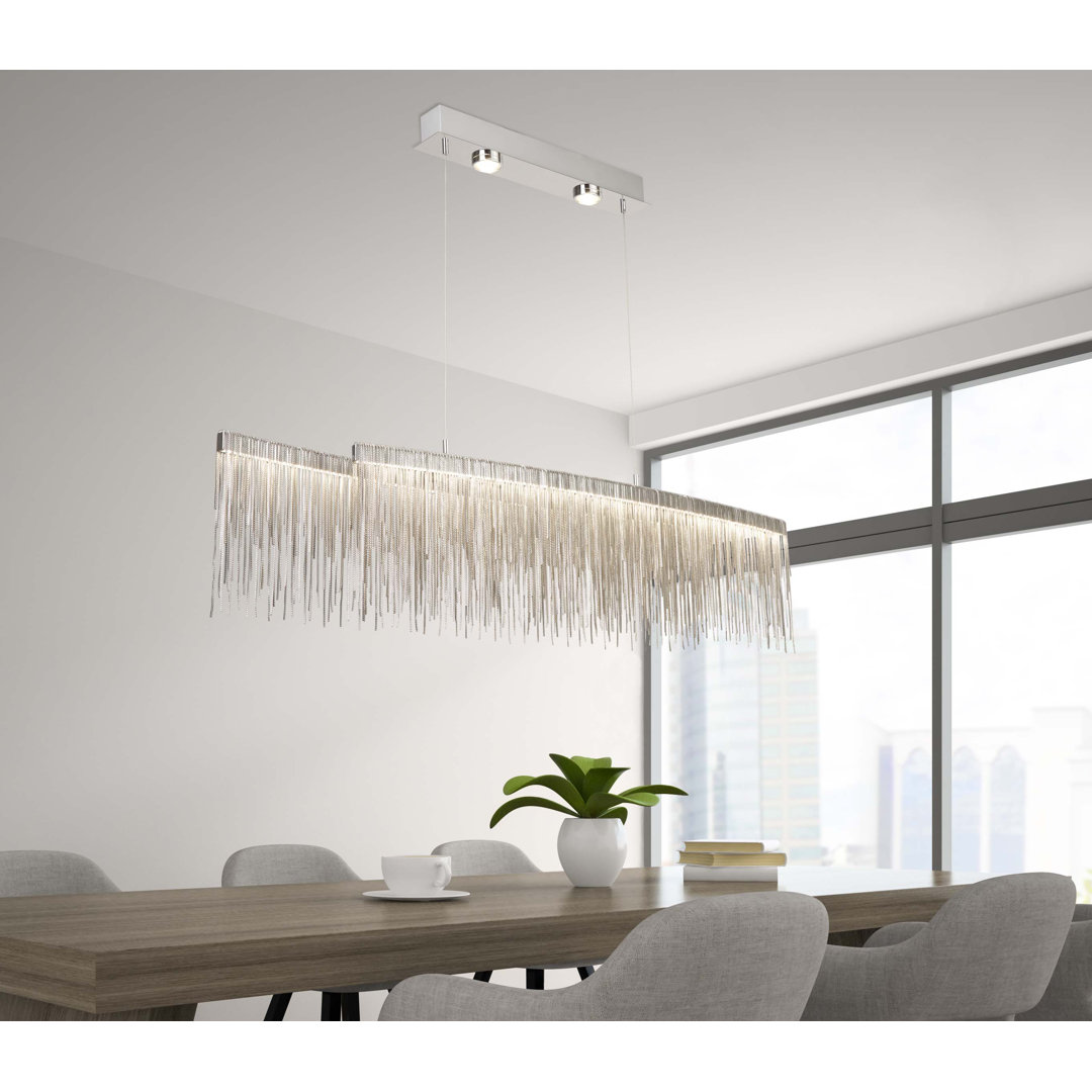 2-Light LED Kitchen Island Pendant