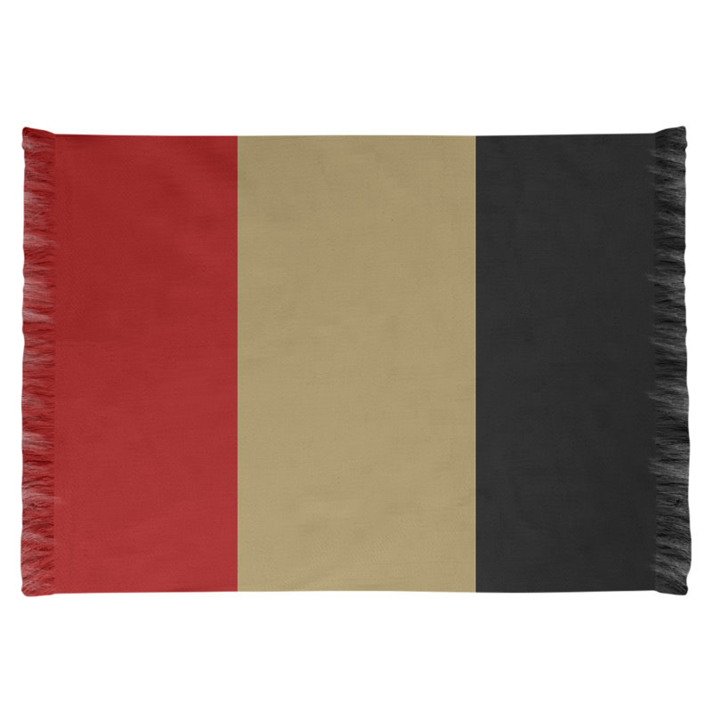 Tapis de football rouge/brun/noir san francisco, Non