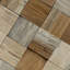 Carreau de mosaïque murale en bois 11 pi 8 po x l 11 7/8 po x P 1/2 po Heritage Boat, finition naturelle (paquet de 11)