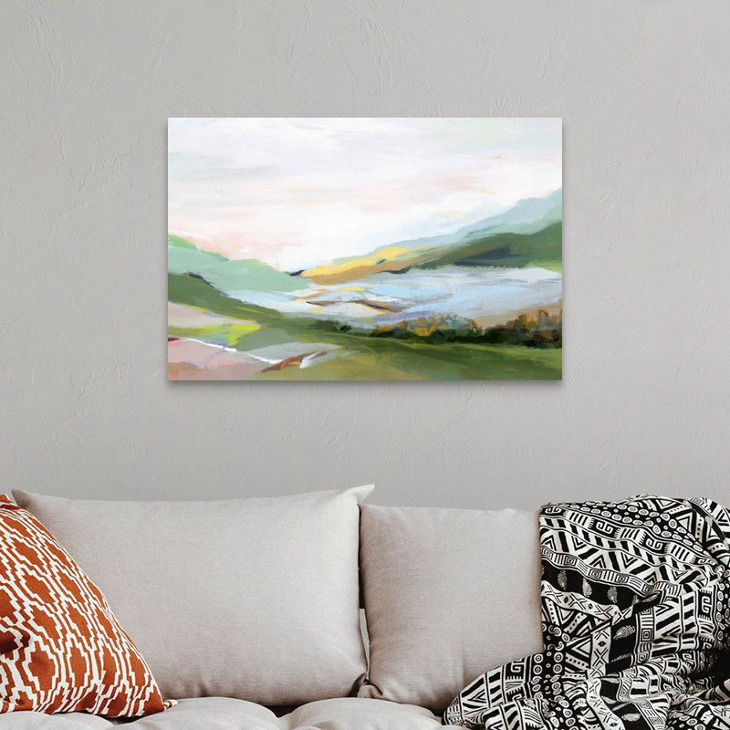 «Highland II» par Isabelle Z - reproduction d'art sur toile, H 24 po x l 36 po, Toile tendue, Sans cadre