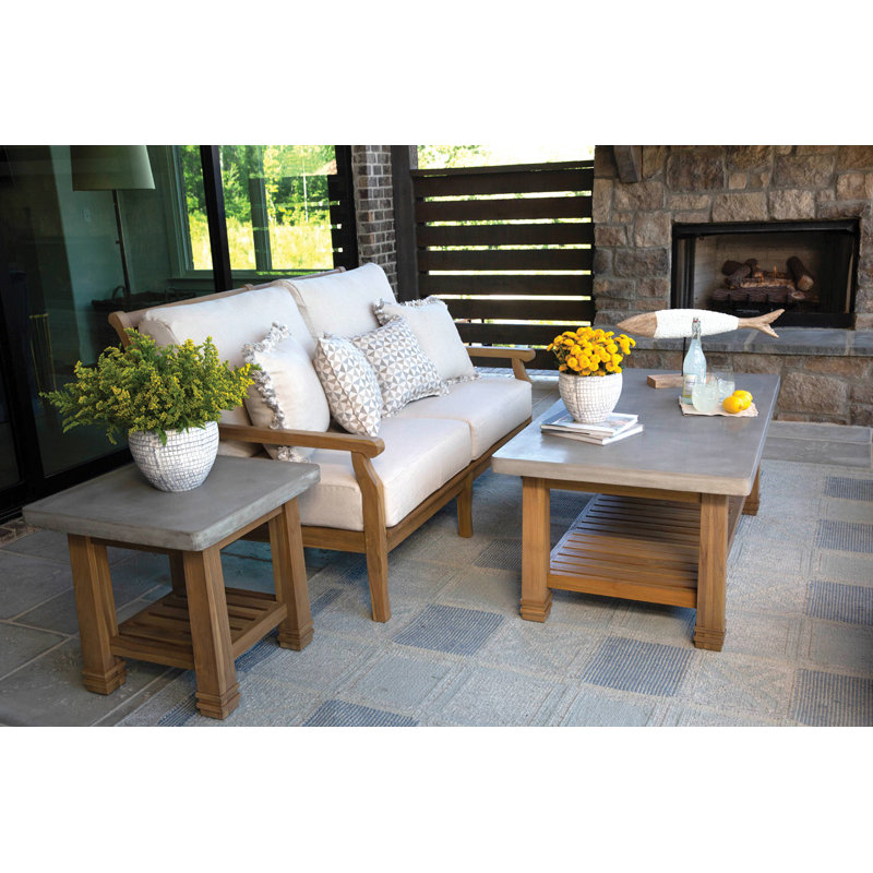 Stockton Outdoor 2 - Seat Loveseat, Nurture Pebble