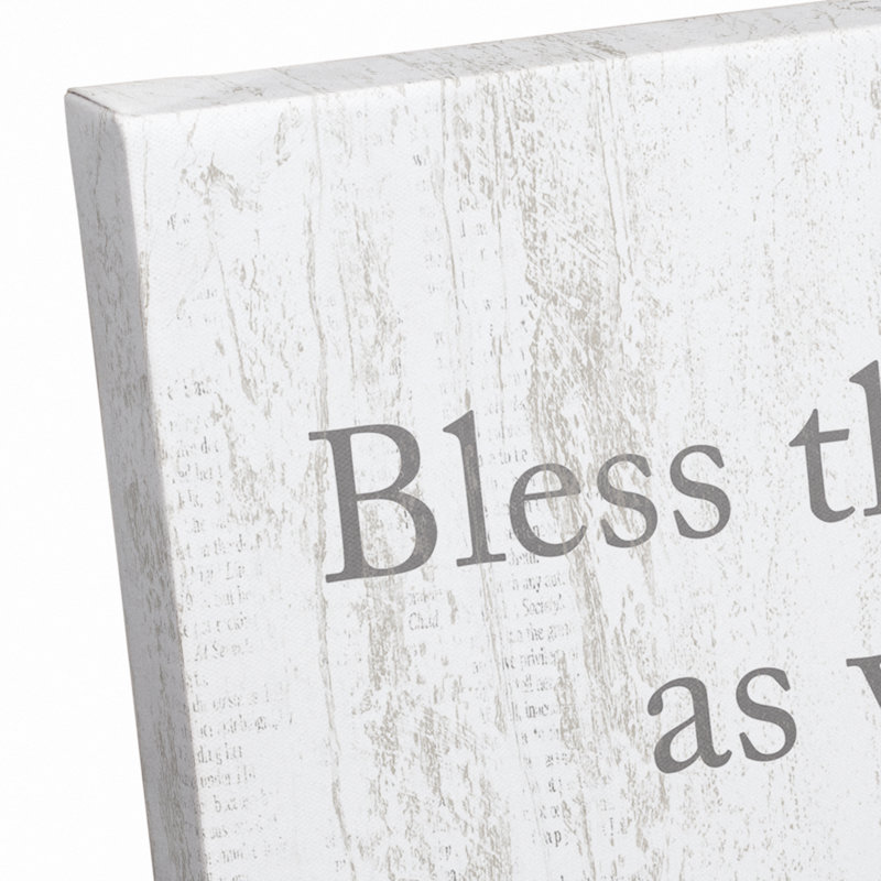 Bless This House Canvas Print, 24" H x 20" W