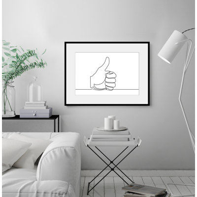 Hand - Single Picture Frame Print