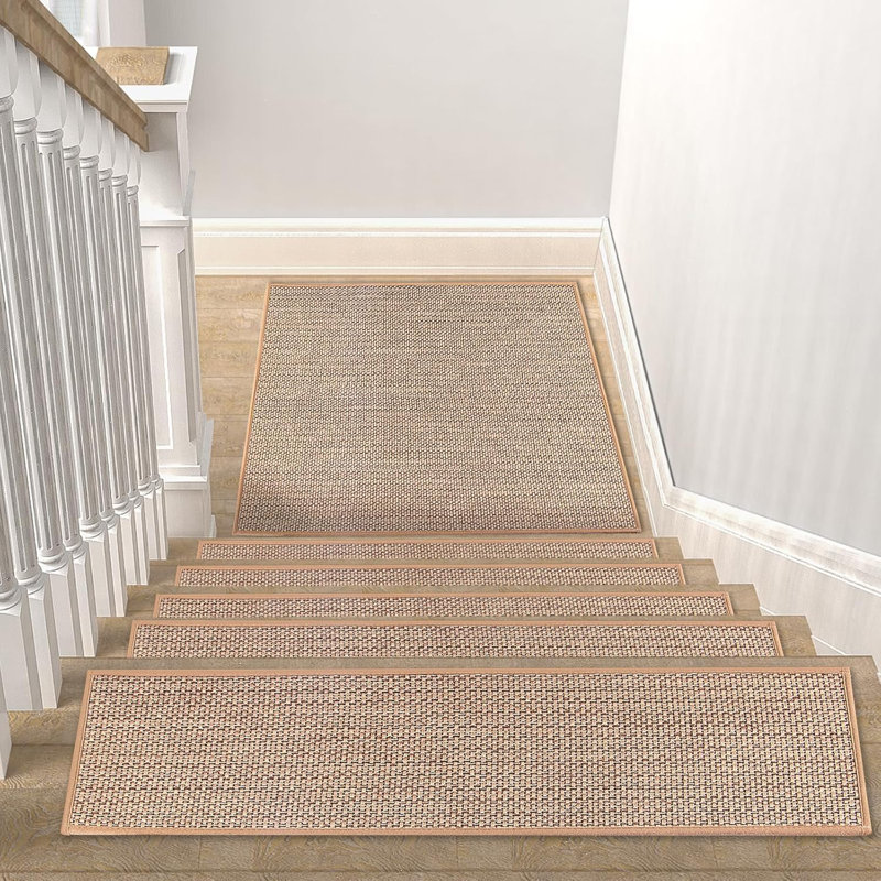 Tapis d'escalier pour escalier en bois, tapis d'escalier intérieur antidérapant