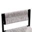 Tabourets de bar gris fabriqués à la main avec dossier, siège en corde de papier pour la maison et le bureau de 2 comptoirs - fabrication en métal. Espaces confortables-72709111