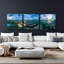 «Miami» par Epic Portfolio, art mural en verre acrylique, ensemble de 3 pièces-102049277