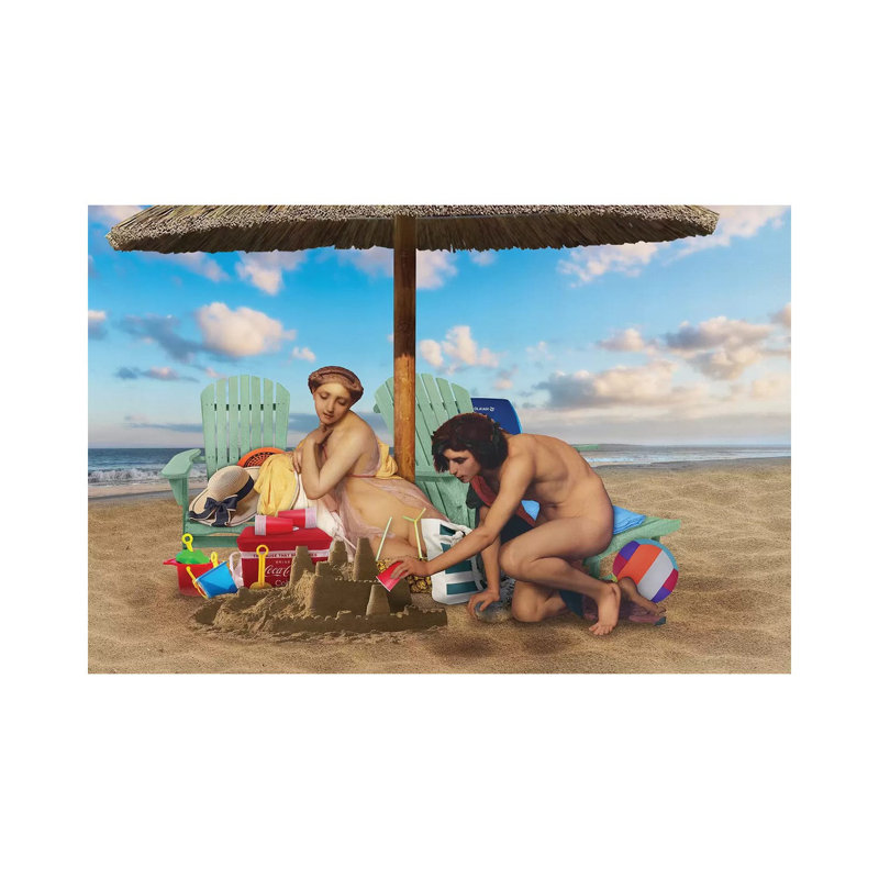 Sandcastle by José Luis Guerrero - No Frame Gallery-Wrapped Canvas Giclée on Canvas, 66.04 cm H x 45.72 cm W x 3.175 cm D