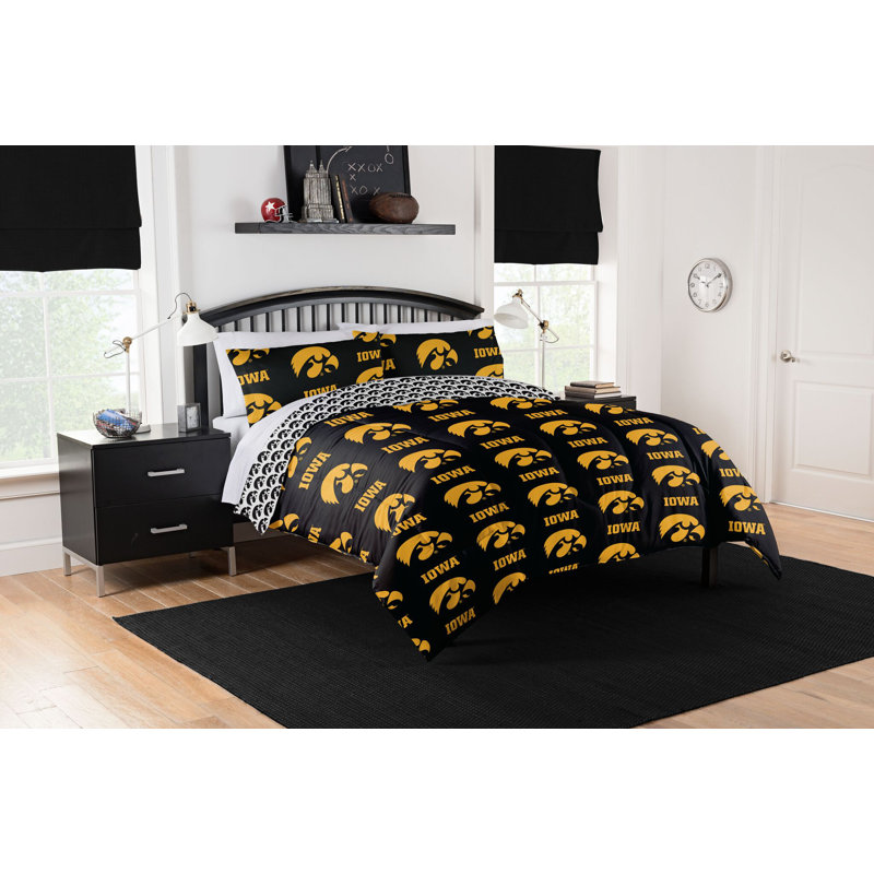 NCAA Rotary Bed In A Bag Set, Twin XL Comforter + 3 Additional Pieces