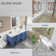 Sinber 14.72'' White Ceramic Rectangular Undermount Bathroom Sink with Overflow