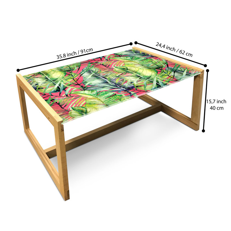 Jalayha Sled Coffee Table, 90cm H x 62cm W x 40cm D