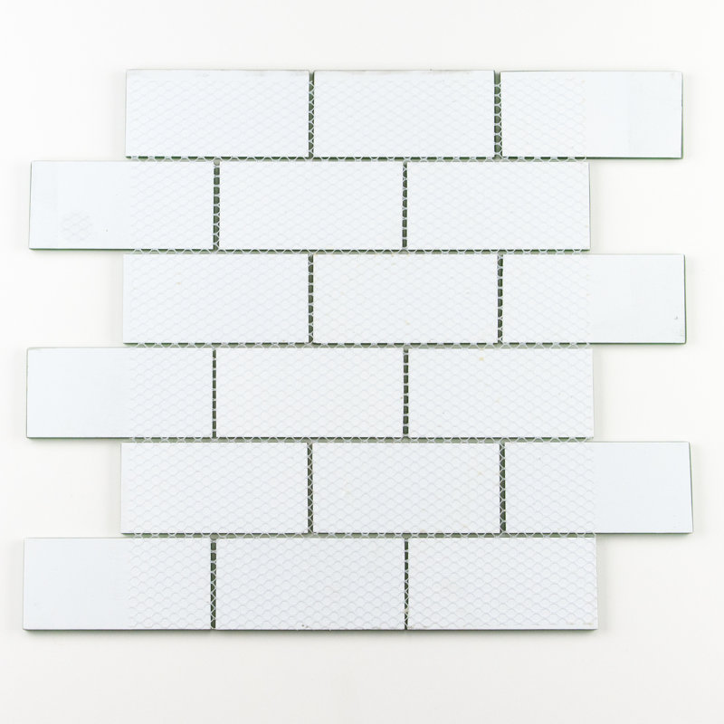 Torch Song 2'' W x 4'' L Glass Tile Mosaic Sheet, Haze