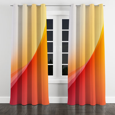 Anaika - Abstract Shapes Blackout Grommet Curtain - 1 Panel