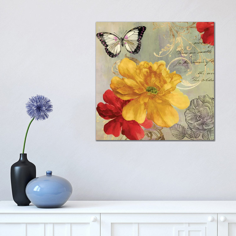 Cottage Yellow by Asia Jensen - Wrapped Canvas Painting, 45.72 cm H x 45.72 cm W