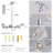 9-Light Crystal Chandelier Lighting-116508816