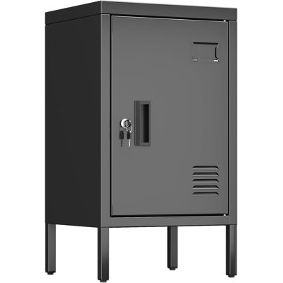 Metal Storage Employees Lockers With 1 Lockable Doors,locking Storage Cabinets For Small Spaces,home,school,gym,assembly Required by Wrought Studio