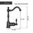One-Handle Widespread Kitchen Bar Faucet-64149771