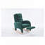 Chaise berçante rembourrée en tissu Teddy-835111861