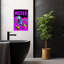 Pop Art Roller Robot Energetic Retro Vibrant Wall Art Print 1 Piece Wrapped Canvas Wall Art-1447302755