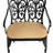 Cast Aluminium Bench With Cushion-302453917