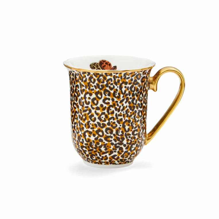 Spode Creatures Of Curiosity Mug Leopard 12Oz.
