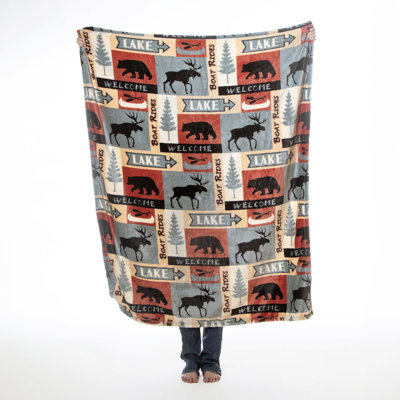 Lake House Travel Blanket 50"x60"
