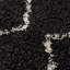 Tapis noir en polypropylène tissé à la machine Jestene-623156765