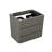 Without Basin Gray Floor Cabinet - . 3 Drawers, Pre-Assembled. Sleek Outlook. Maximize Storage. Silent & Smooth. Ergonomic Design. 34.63In Depth, 17.86In Width, 33.14In Height, 94.57Lb. 39In Package-135646912-135646918